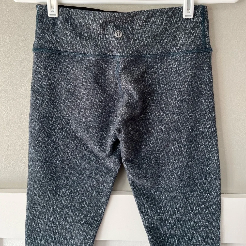Lululemon Wunder Under Pant in Herringbone Alberta Lake